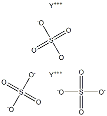 Yttrium sulfate Struktur