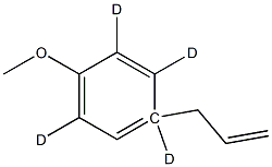 4-Allylanisole-2,3,4,6-D4 Struktur