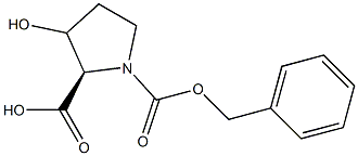 CBZ-D-hydroxyproline Struktur