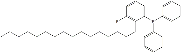 Cetyltriphenylphosphine fluoride Struktur