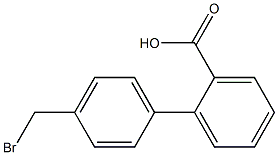 4'-broMoMethyl biphenyl-2-carboxylic acid Struktur