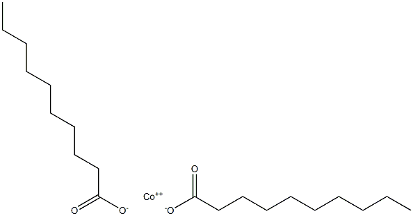 Cobalt decanoate Struktur