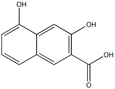 2,8-Dihydroxy-3-naphthoic acid Struktur