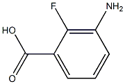 3-Amino-2-fluorobenzoic acid Struktur