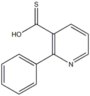 2-Phenythionicotinic acid Struktur