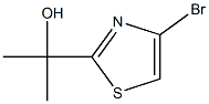 2-(4-BROMOTHIAZOL-2-YL)PROPAN-2-OL Struktur