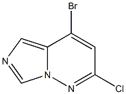 4-BROMO-2-CHLOROIMIDAZO[1,5-B]PYRIDAZINE Struktur