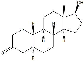 5ALPHA-ESTRAN-17B-OL-3-ONE Struktur