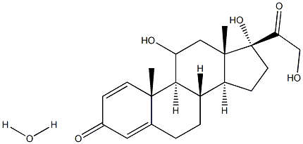 PREDNISOLONEHYDRATE Struktur