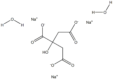 SODIUMCITRATE,DIHYDRATE,GRANULAR,USP Struktur