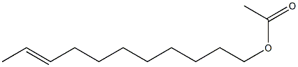 CIS,TRANS-9-UNDECENYL ACETATE Struktur