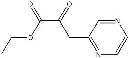 2-Oxo-3-pyrazin-2-ylpropionic acid, ethyl ester Struktur