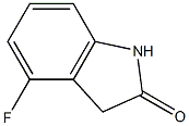 1,3-Dihydro-4-fluoro-2H-indol-2-one Struktur