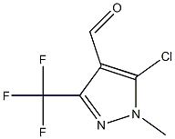 5-Chloro-1-methyl-3-(trifluoromethyl)-1H-pyrazole-4-carboxaldehyde 97% Struktur