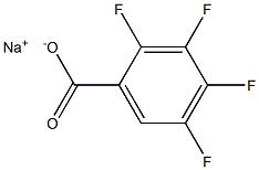 Sodium 2,3,4,5-tetrafluorobenzoate 10% solution Struktur