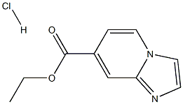 Ethyl imidazo[1,2-a]pyridine-7-carboxylate hydrochloride Struktur