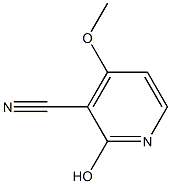 2-HYDROXY-3-CYANO-4-METHOXYPYRIDINE Struktur