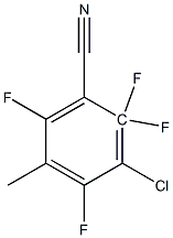 3-CYANO-4-FLUORO-5-CHLORO TRIFLUOROTOLUENE Struktur