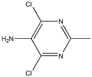 5-AMINO-4,6-DICHLORO-2-METHY PYRIMIDINE Struktur