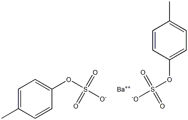 barium cresyl sulfonate Struktur