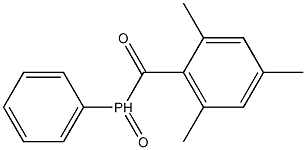 2,4,6-Trimethylbenzoylphenylphosphineoxide Struktur