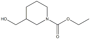 1-Ethoxycarbonyl-3-Piperidine Methanol Struktur