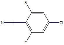 2,6-Difluoro-4-Chlorobenzonitrile Struktur