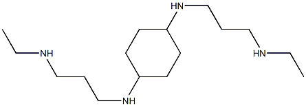 N,N'-bis(3-(ethylamino)propyl)-1,4-cyclohexanediamine Struktur