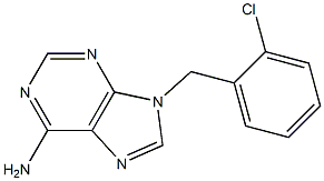 9-(2-chlorobenzyl)adenine Struktur