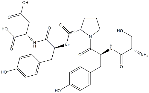 seryl-tyrosyl-prolyl-tyrosyl-aspartic acid Struktur