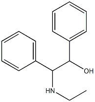 N-ethyl-1,2-diphenylethanolamine Struktur