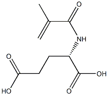 N-methacryloyl-glutamic acid Struktur