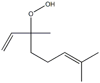 linalyl hydroperoxide Struktur