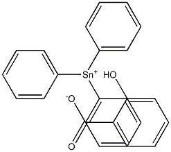 triphenyltin salicylate Struktur