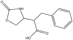 alpha-benzyl-2-oxo-1,3-oxazolidine-4-acetic acid Struktur