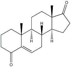 androst-5-ene-4,17-dione Struktur