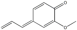 2-methoxy-4-allylidene-2,5-cyclohexadien-1-one Struktur