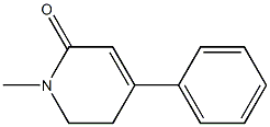 1-methyl-4-phenyl-5,6-dihydro-2-pyridone Struktur