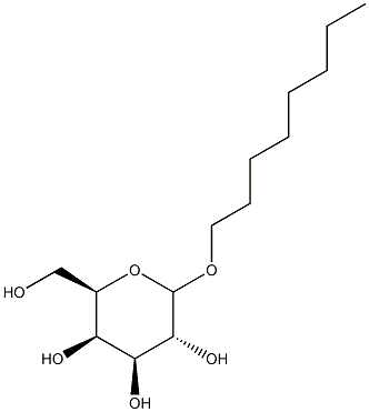 octyl galactopyranoside Struktur