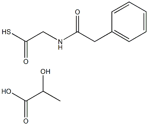 phenylacetylglycylthiol lactic acid Struktur