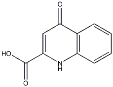 4-quinolone-2-carboxylic acid Struktur