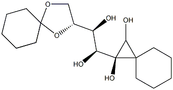 1,2,5,6-O-dicyclohexylidenemannitol Struktur