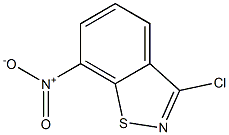 7-NITRO-3-CHLOROBENZISOTHIAZOLE Struktur