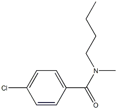 N-N-BUTYL-N-METHYL-PARA-CHLOROBENZAMIDE Struktur