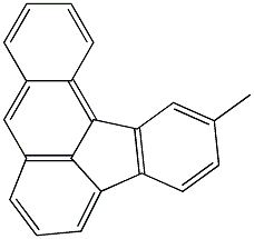 2-METHYLBENZOFLUORANTHRENE Struktur