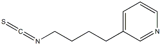 4-(3-PYRIDYL)BUTYLISOTHIOCYANATE Struktur