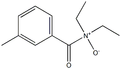 N,N-DIETHYL-META-TOLUAMIDE-N-OXIDE Struktur