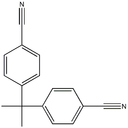 2,2-BIS(4-CYANOPHENYL)PROPANE Struktur