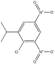 2-ISOPROPYL-4,6-DINITROCHLOROBENZENE Struktur