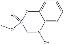 2-METHOXY-4-HYDROXY-1,4-BENZOXAZINONE Struktur